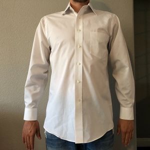 Stafford White Dress Shirt